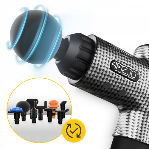 Массажер перкуссионный  4FIZJO Massage Gun Ultra Cool Edition  - фото №10